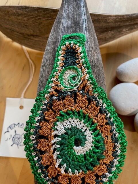 Bracelet, freeform, 'Green-brown nature' - Image 2