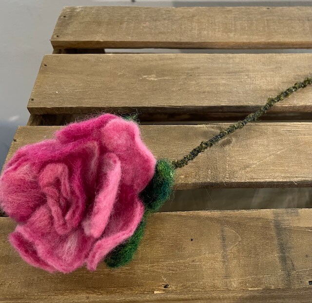 Rose, dark pink - Image 2
