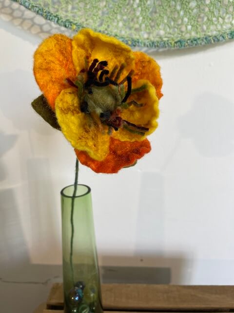 Poppy, orange-yellow