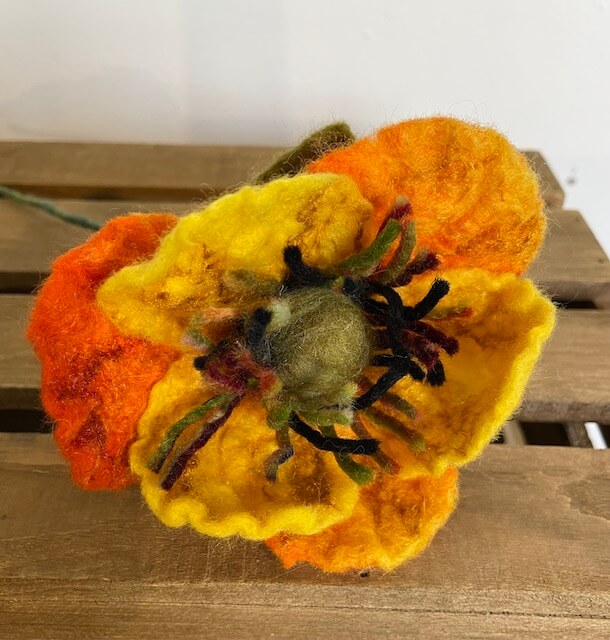 Poppy, orange-yellow - Image 2
